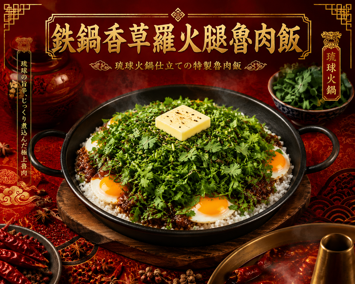 Fine dining hot pot experience in Okinawa Japan