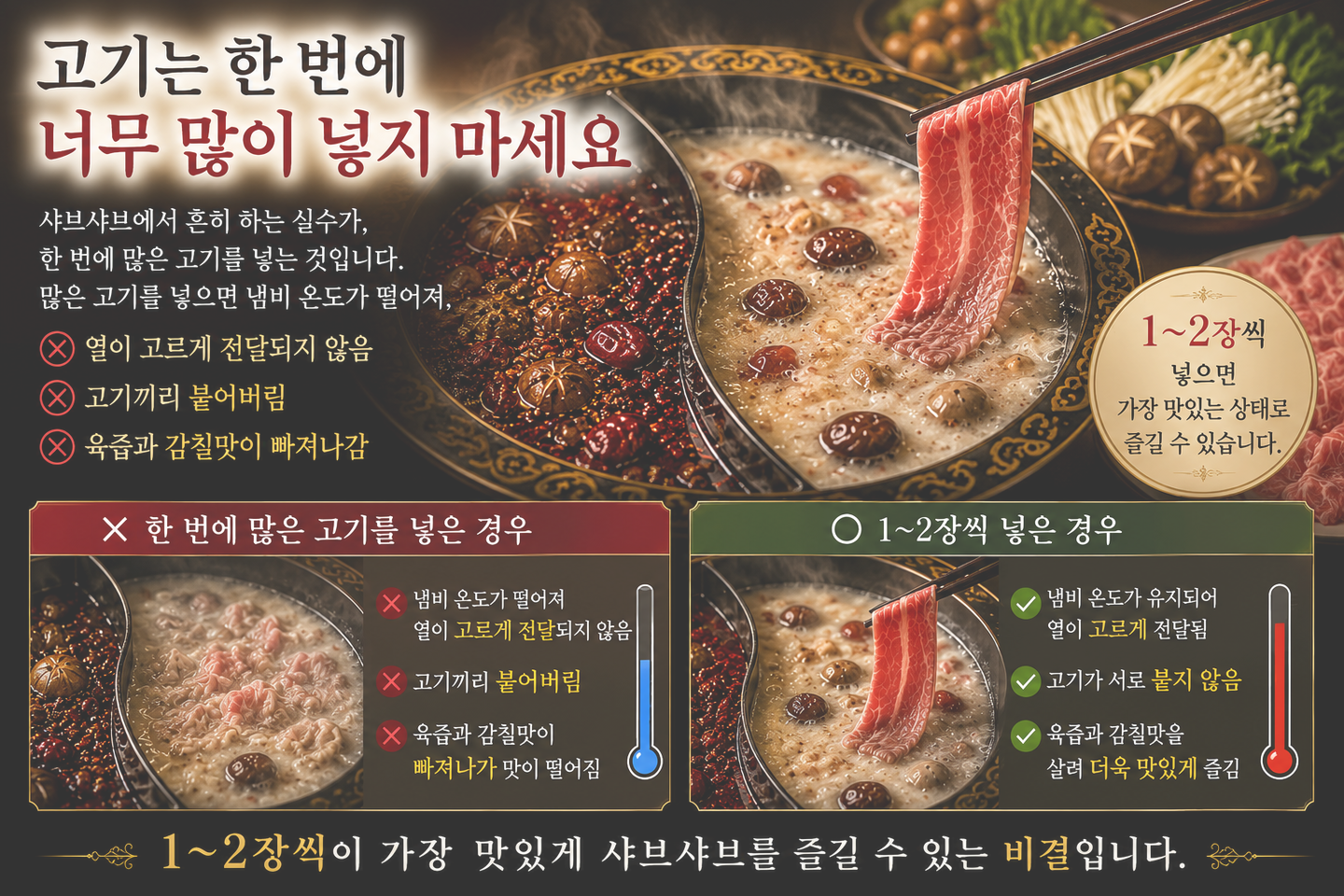 오키나와산 아구돼지를 사용한 프리미엄 샤브샤브